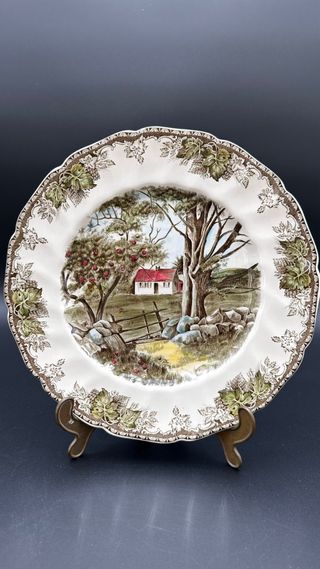 Piatto Johnson Bros Friendly Village 27cm bintage