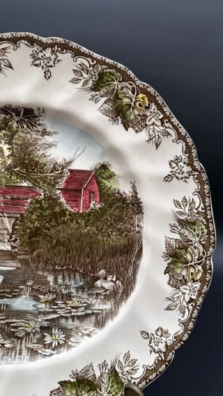 Piatto Johnson Bros Friendly Village 27cm bintage