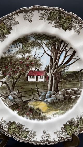 Piatto Johnson Bros Friendly Village 27cm bintage