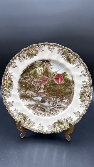 Piatto Johnson Bros Friendly Village 27cm bintage