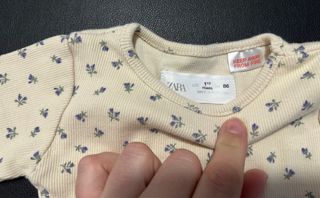 Body Zara 18 meses floral