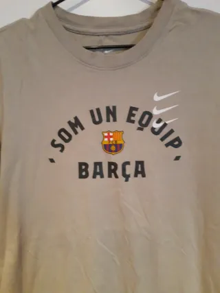 Camiseta Nike FC Barcelona Beige