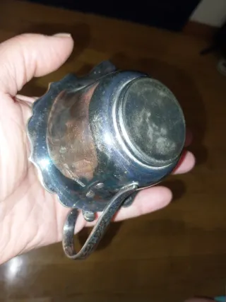 Elegante Juego antiguo de té/café plateado