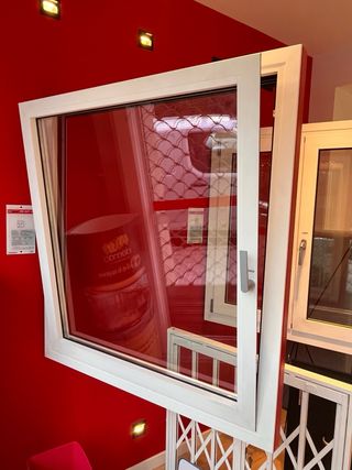 Ventana Aluminio RPT Blanco Mate Texturizado