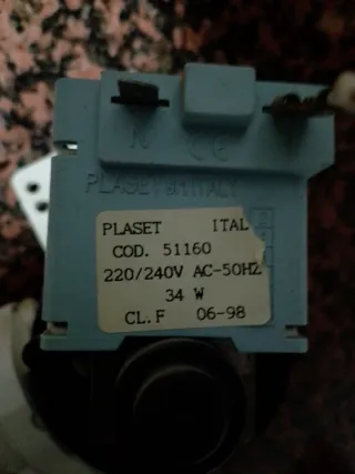 Bomba desagüe lavavajillas