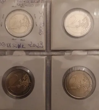 4 Monedas 2€ España Presidencia Consejo UE 2023
