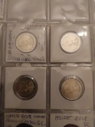 4 Monedas 2€ España Presidencia Consejo UE 2023