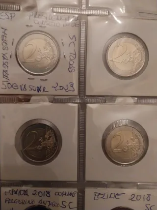 4 Monedas 2€ España Presidencia Consejo UE 2023