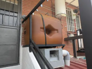 Caldera gasoil Ferroli + depósito + radiadores