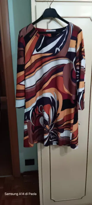 Vestito donna elegante fantasia