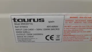 Microondas Taurus con Grill