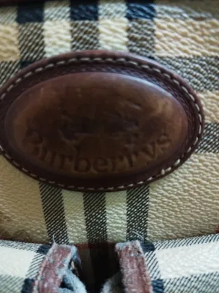 Borsa Burberry Vintage a Quadri