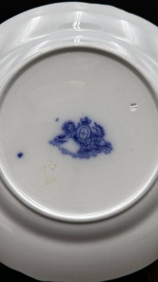 Piatto Cauldon Staffordshire Blu 23cm