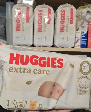 Pañales Huggies Extra Care Talla 1 (2-5kg)