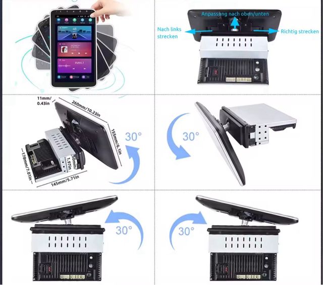 Pantalla Táctil Coche Universal