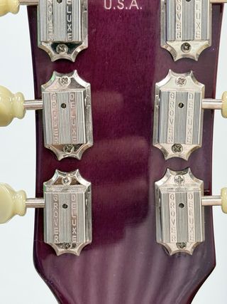 Guitarra Eléctrica Réplica Dorada y morada upgrade