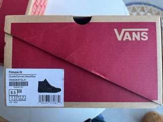 Vans Filmore Hi Negras Talla 40 y 41