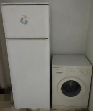 Conjunto Frigorífico y Lavadora Blanco