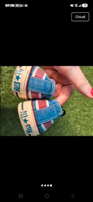 Converse All Star Donna Bandiera UK