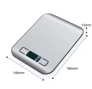 Báscula Digital da cucina con schermo LED, Pannello