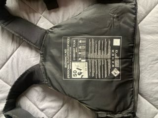 Chaleco PALM verde y negro