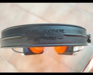 Auriculares vintage con radio (para coleccionista)