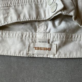 Jeans Diesel bianchi donna taglia M 42-44 vintage