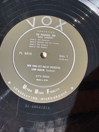 Prokofiev - The Prodigal Son - Vinile 33 giri