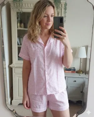 PRIMARK PIJAMA VICHY TALLA M 40/42