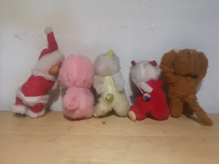 Muñecos peluche Monchichi Virkiki antiguos
