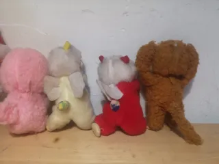 Muñecos peluche Monchichi Virkiki antiguos