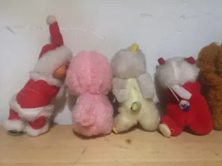 Muñecos peluche Monchichi Virkiki antiguos