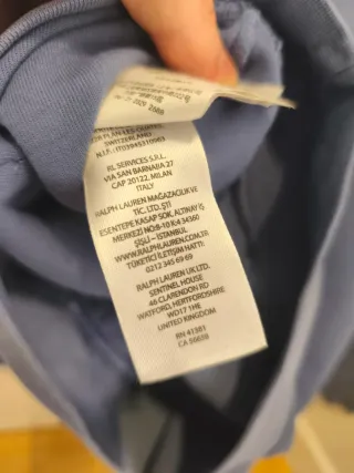 Sudadera Polo Ralph Lauren Azul Talla M