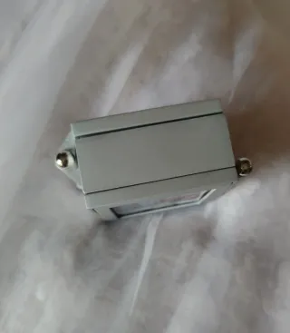 Portarretratos triple plata con reloj