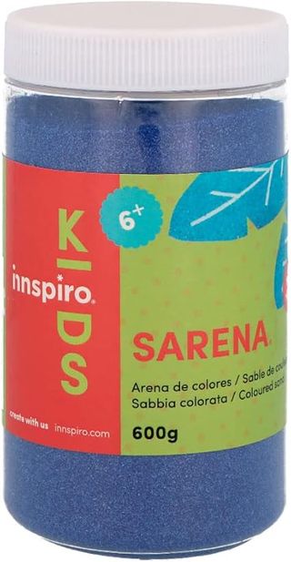 INNSPIRO Arena de colores azul marino 600 Gr., para Decoración y Manualidades