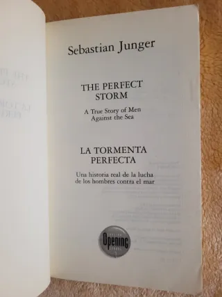 Libro La tormenta perfecta - The perfect storm