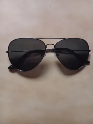 Gafas de sol aviador negras