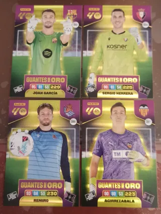 Panini Adrenalyn XL Guantes de Oro 2025/2026