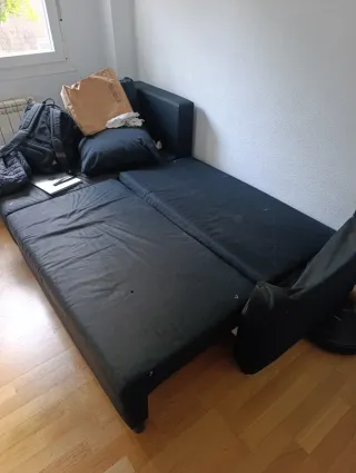 Sofá Cama Negro