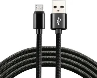 Everactive CBB-2MB - Cable de nailon micro USB