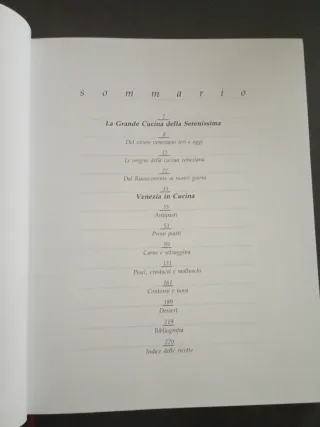 Libro di ricette e storia della cucina veneziana