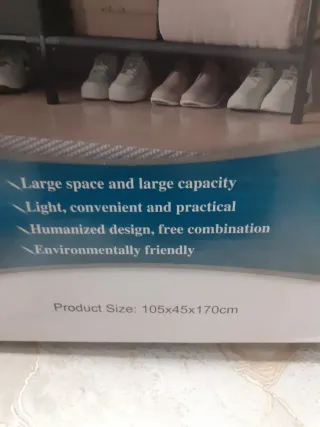 Organizzatore guardaroba con cassetti e appendiabi