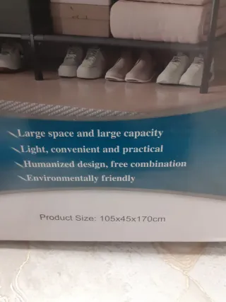 Organizzatore guardaroba con cassetti e appendiabi