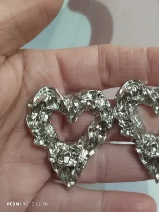 Pendientes Corazón Zara Acero