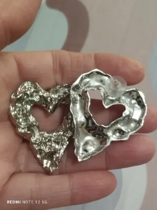 Pendientes Corazón Zara Acero