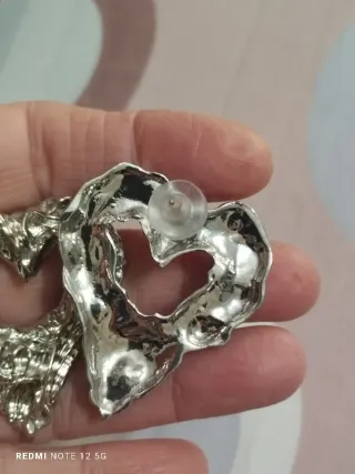 Pendientes Corazón Zara Acero