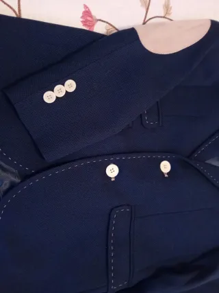 Americana niño azul Talla 10 Impecable