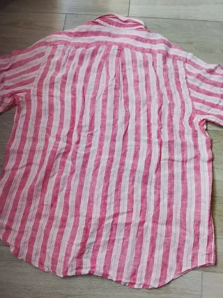 Camicia Marina Yachting righe rosa/bianco