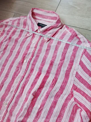Camicia Marina Yachting righe rosa/bianco