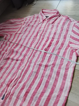 Camicia Marina Yachting righe rosa/bianco
